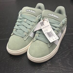Adidas Grand Court Alpha 00s - Seafoam Green and White
